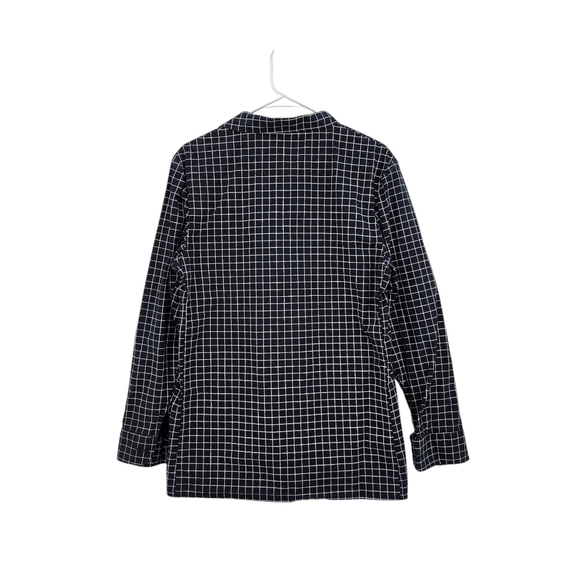 Jimmy'z Vintage Men's 100% Cotton Grid Pattern Button Front Blazer - S - Picture 10 of 10